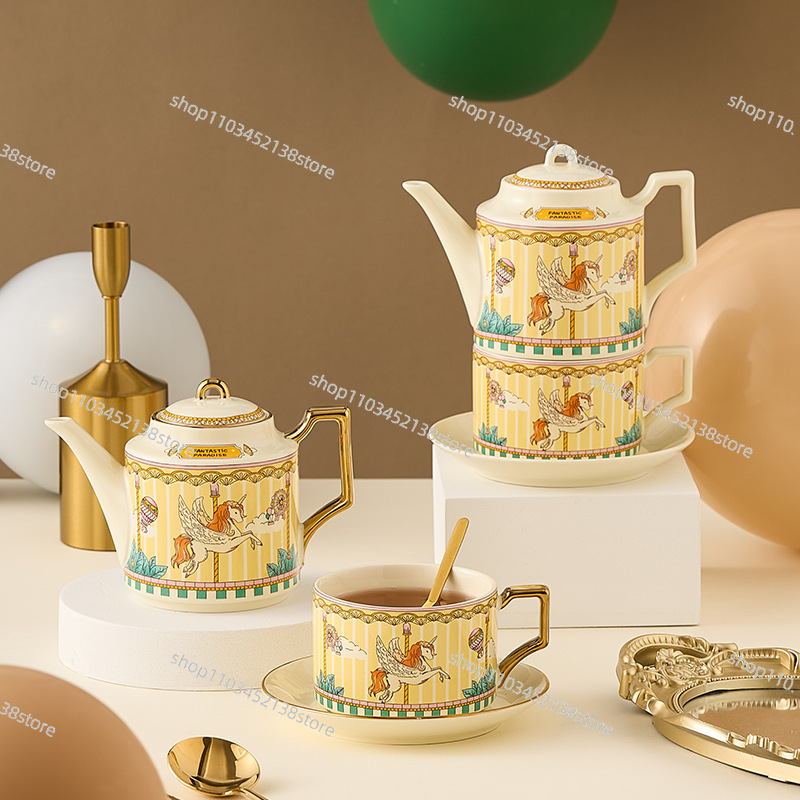Coffee Tea Gift Set - Juego de té de cerámica, caja