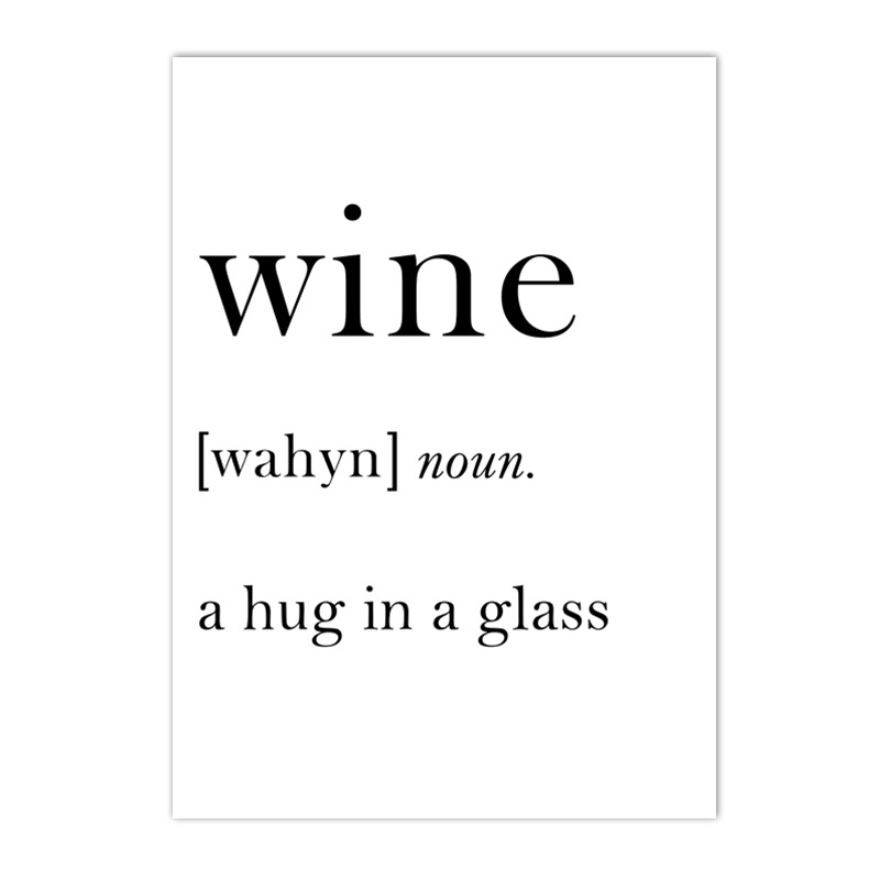 Coffee Tea Quotes - Póster con citas de vino y