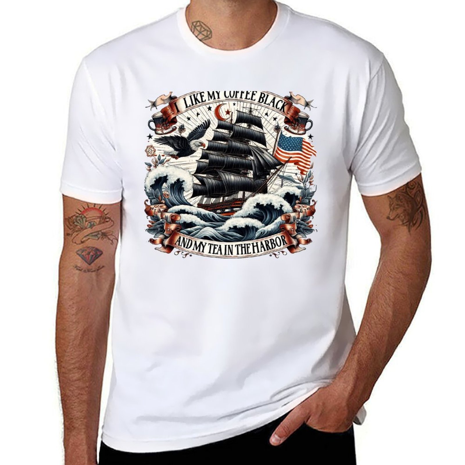 Coffee Tea Quotes - Camiseta con citas de historia divertida,