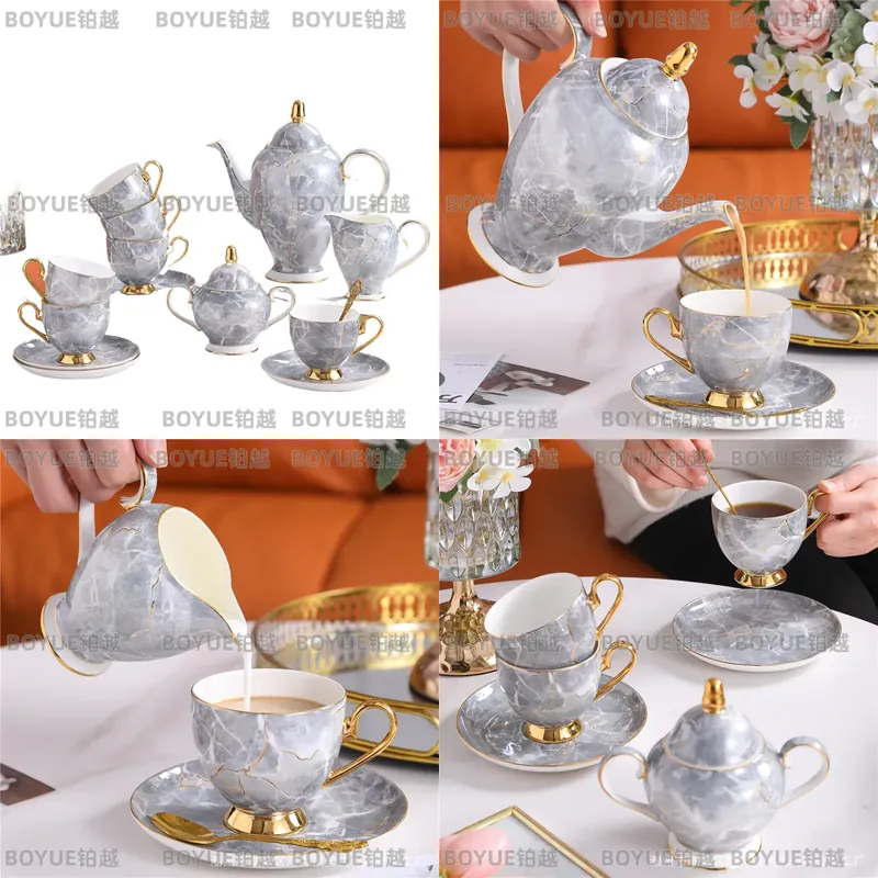 Coffee Tea Gift Set - Juego de Taza y Platillo de
