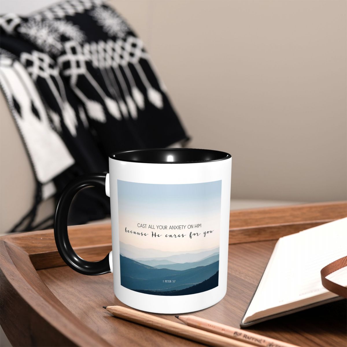 Coffee And Tea Quotes Funny - Taza de Cerámica con Versículo Bíblico