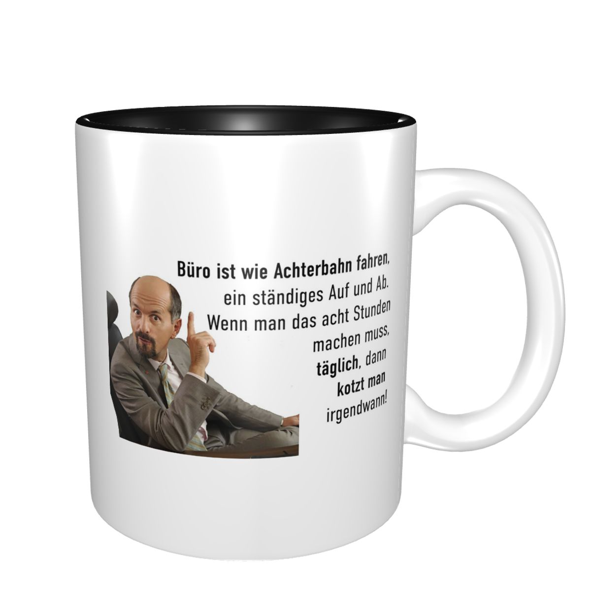 Coffee And Tea Quotes Funny - Taza con cita de sabiduría de