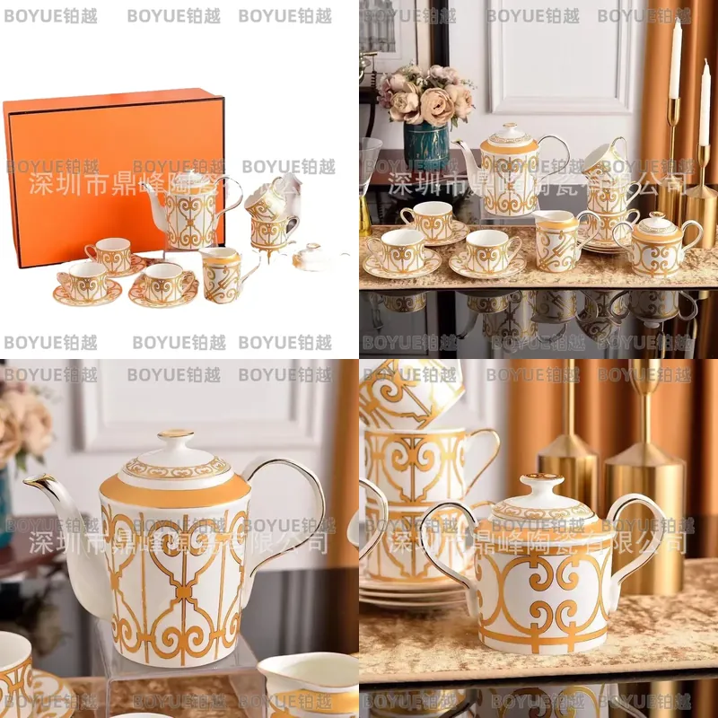 Coffee Tea Gift Set - Juego de Taza y Platillo de