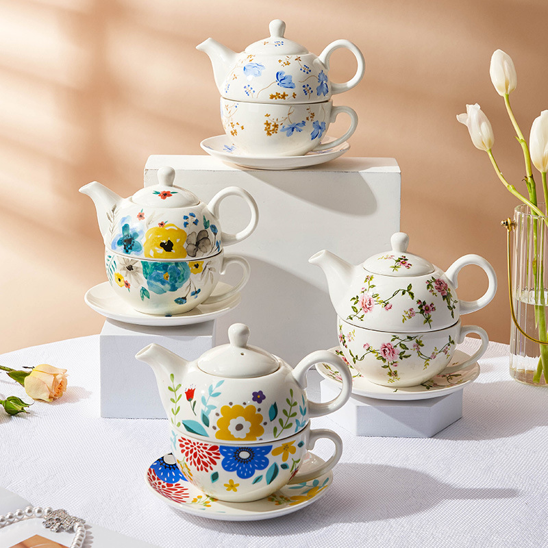 Coffee Tea Gift Set - Juego de tetera para madre e