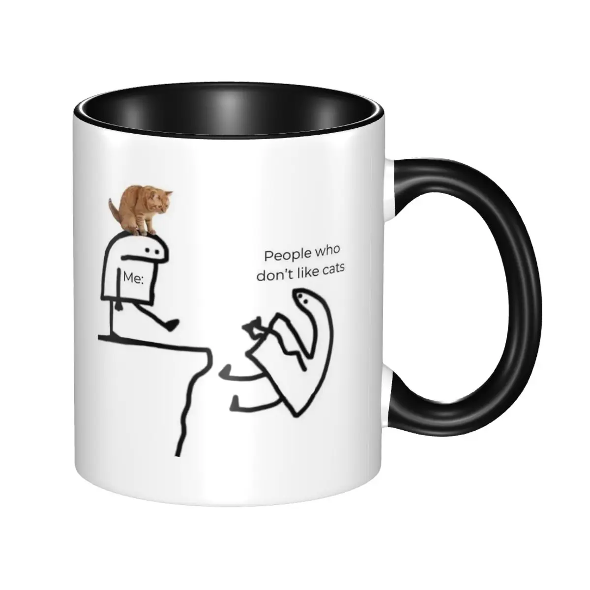 Coffee And Tea Quotes Funny - Taza con Diseño de Gato y