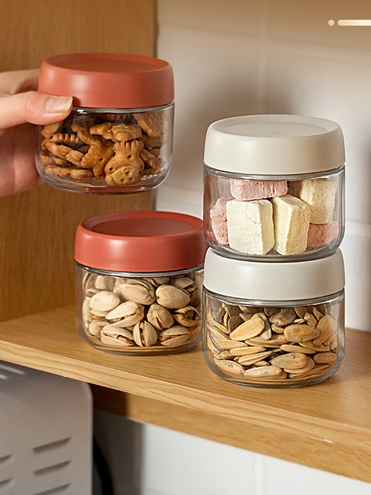 Coffee Tea Station - Tarro sellado de vidrio de 280ml,