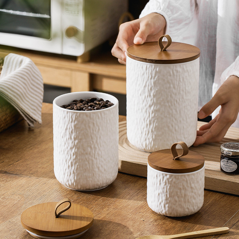 Coffee Tea And Sugar Canisters - Recipiente de cocina hermético para almacenamiento