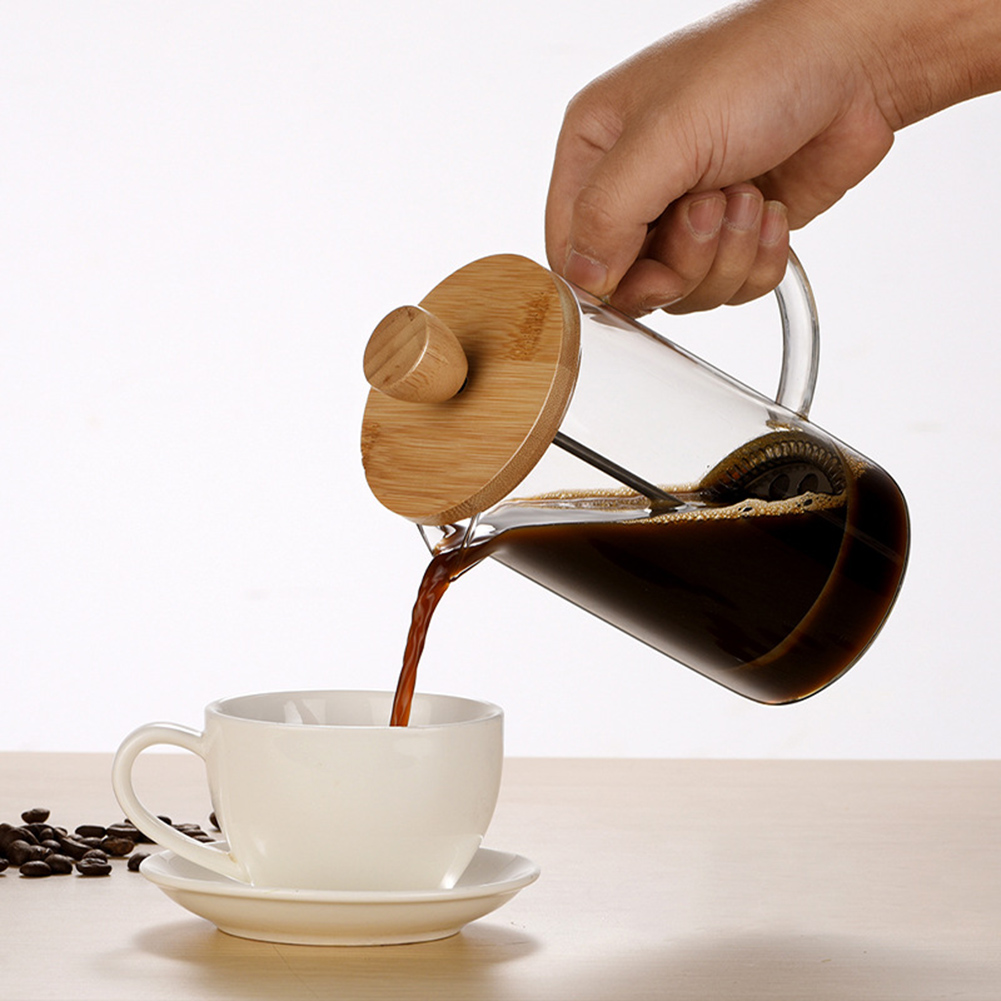 Coffee Tea Home - Olla de prensa de filtro francés