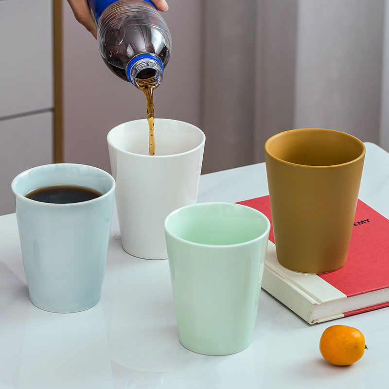 Coffee Tea Home - Taza de Cerámica Grande para Cerveza