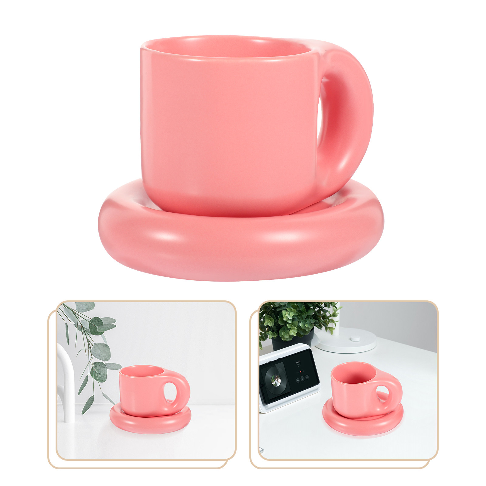 Coffee Tea Home - Juego de Tazas de Café de