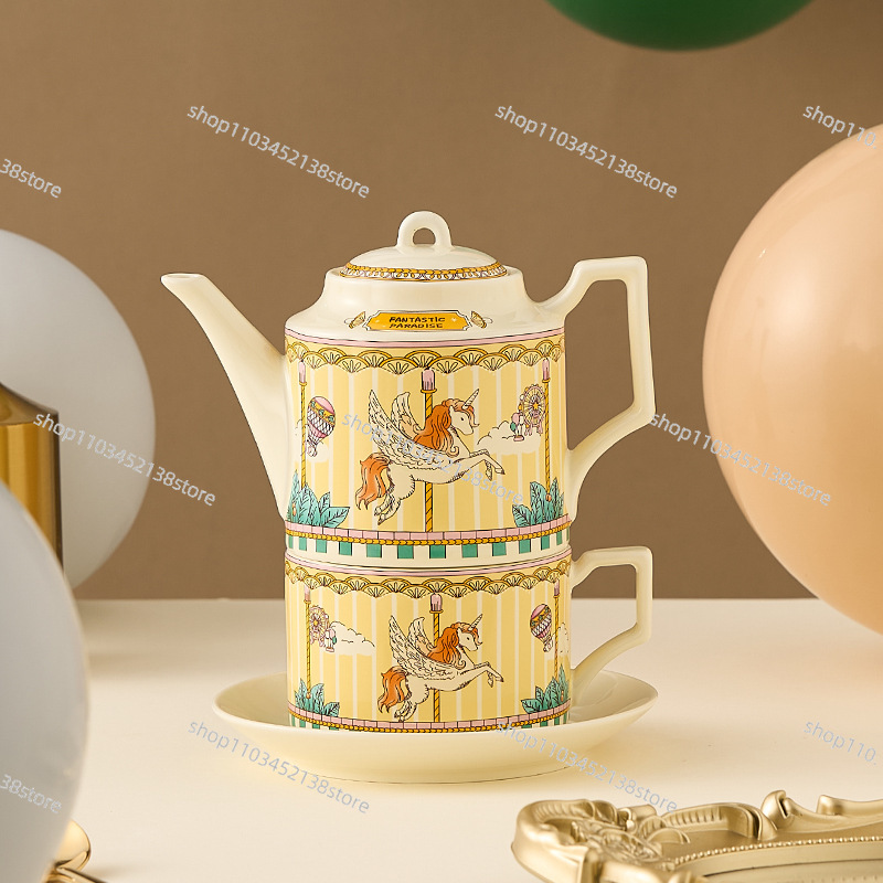 Juego de té de cerámica, caja  - Coffee Tea Gift Set reseña y precio
