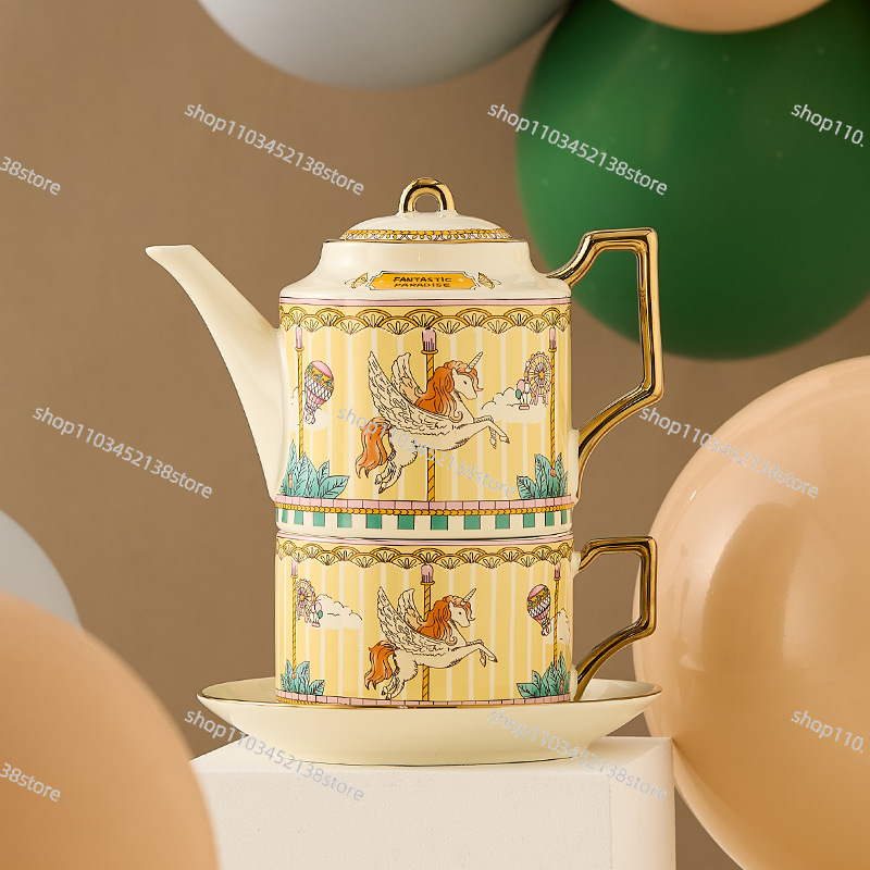 Juego de té de cerámica, caja  - Coffee Tea Gift Set reseña y precio