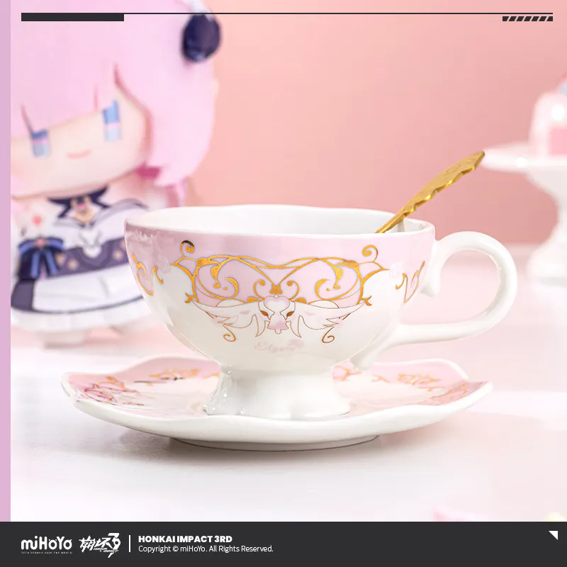 [Genuino] miHoYo juego Elysia  - Coffee Tea Gift Set reseña y precio