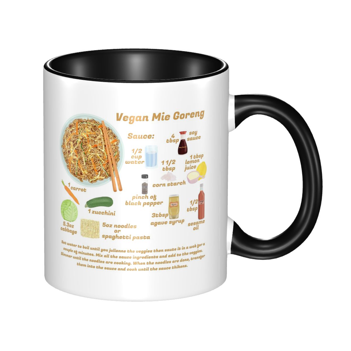 Taza de cerámica divertida con - Coffee Tea Recipe reseña y precio