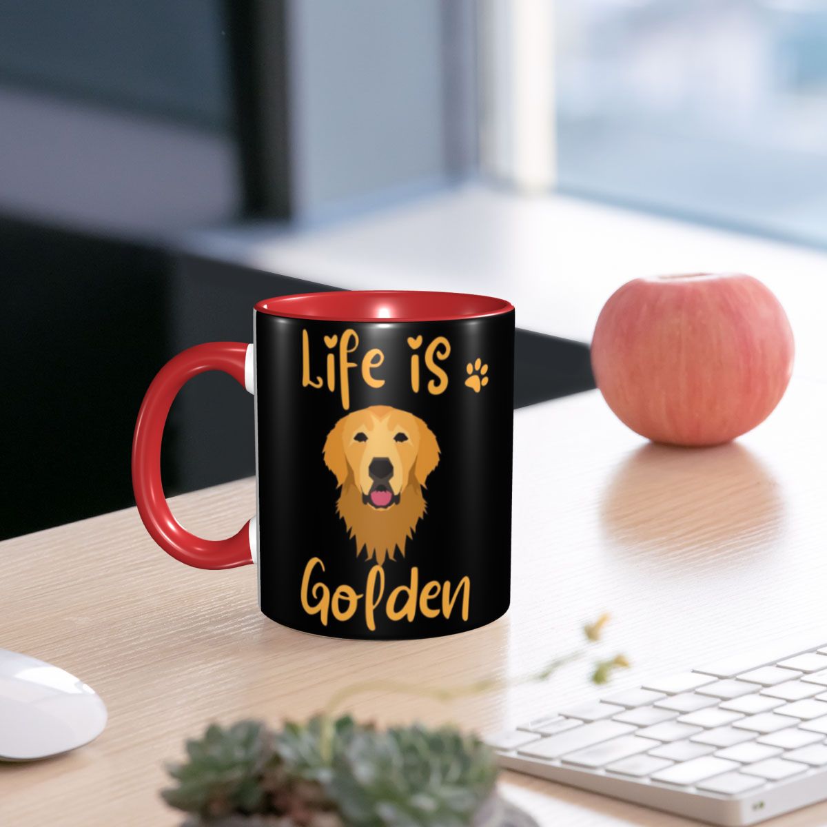 Taza con cita de GOLDEN RETRIE - Coffee And Tea Quotes Funny reseña y precio