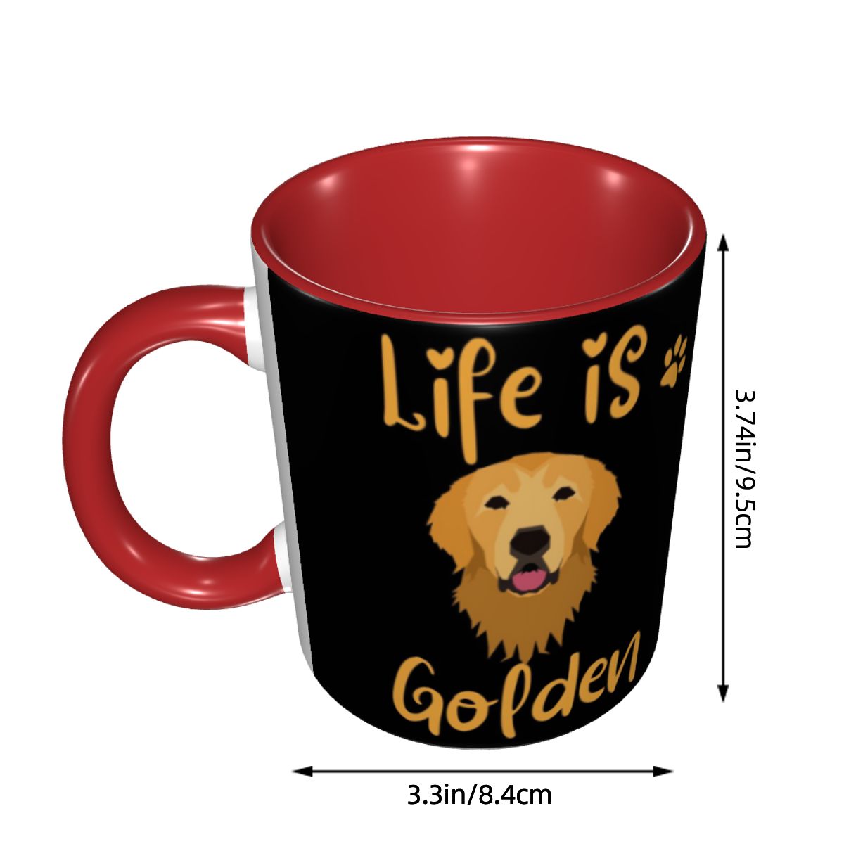 Taza con cita de GOLDEN RETRIE - Coffee And Tea Quotes Funny reseña y precio