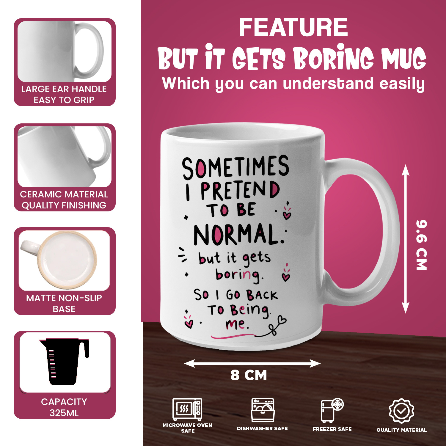 A veces me pongo en falso que  - Coffee Tea Quotes reseña y precio