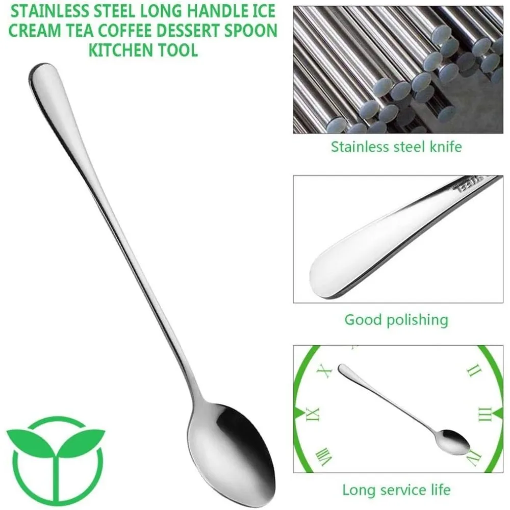Cuchara de café de acero inoxi - Coffee Tea Spoon reseña y precio