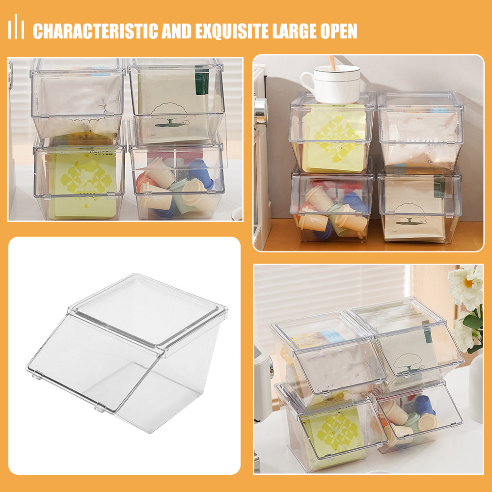4 piezas de caja organizadora  - Coffee Tea Station reseña y precio