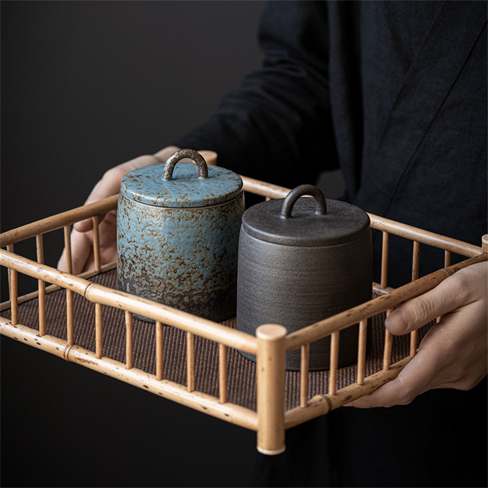 Carrito de té de cerámica, tar - Coffee Tea And Sugar Canisters reseña y precio