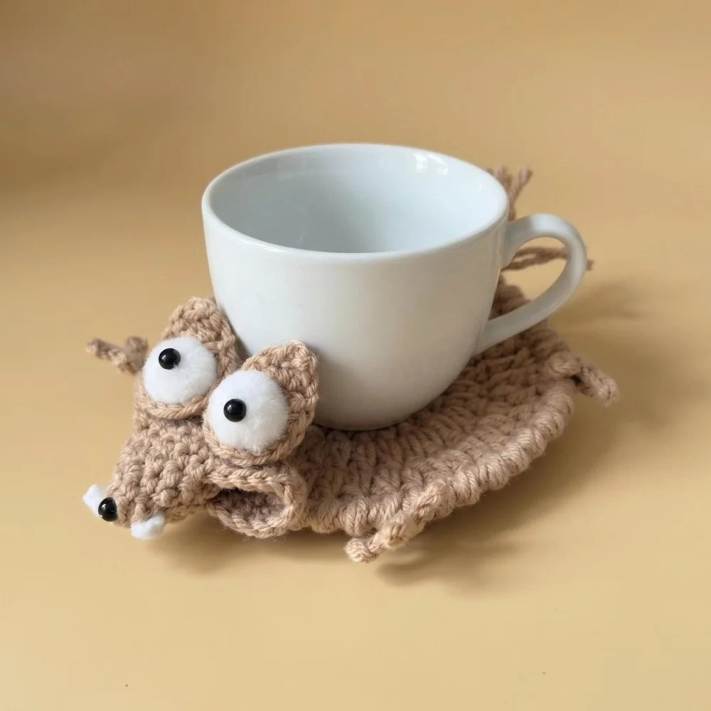 Posavasos de ganchillo con dis - Coffee Tea Station reseña y precio