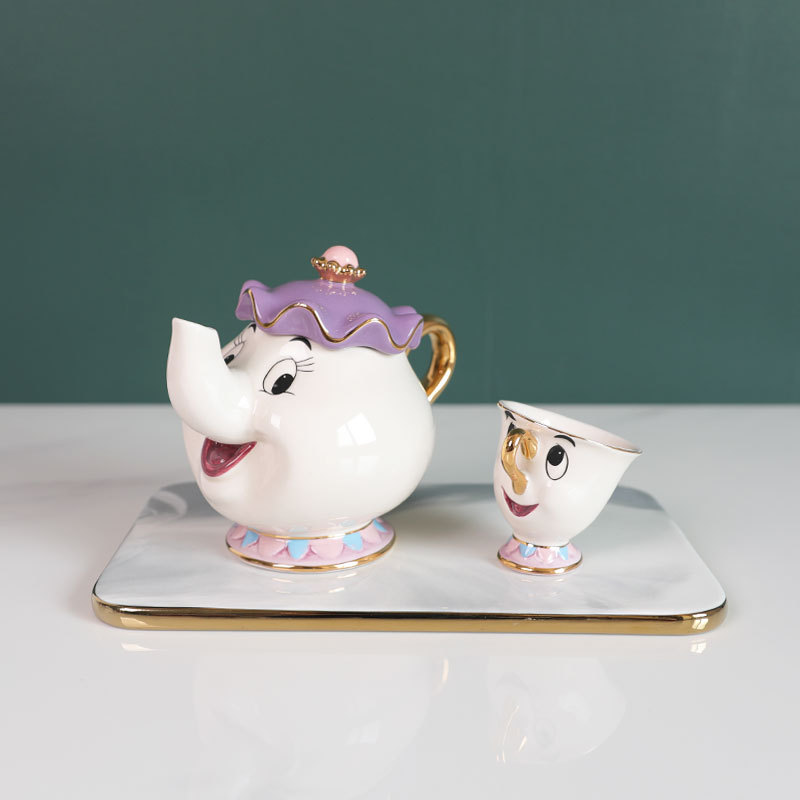 Tetera de dibujos animados La  - Coffee Tea Gift Set reseña y precio