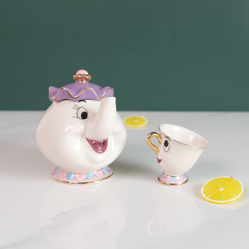Tetera de dibujos animados La  - Coffee Tea Gift Set reseña y precio