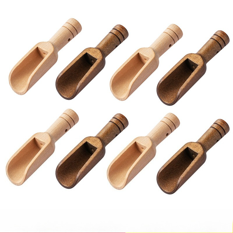 Mini cucharas de madera japone - Coffee Tea Spoon reseña y precio