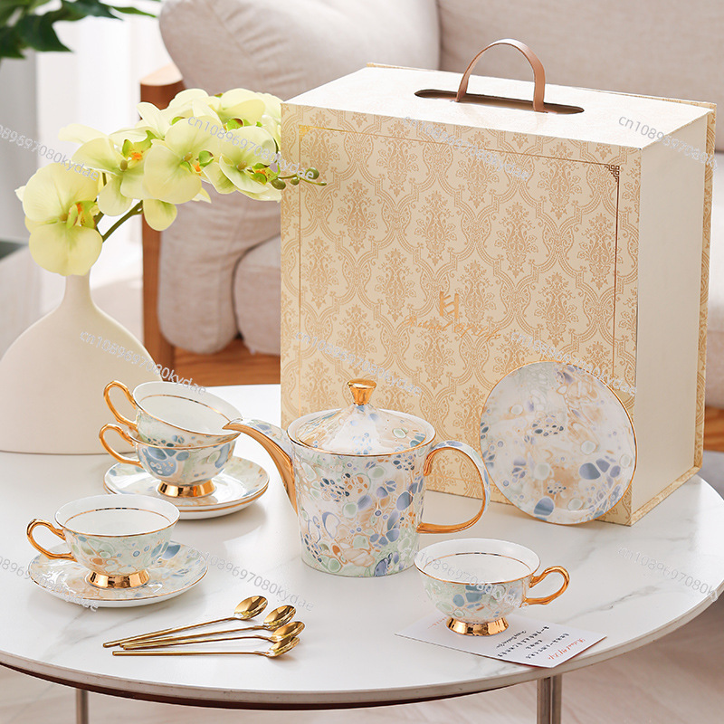 Taza de café, tetera de cerámi - Coffee Tea Gift Set reseña y precio
