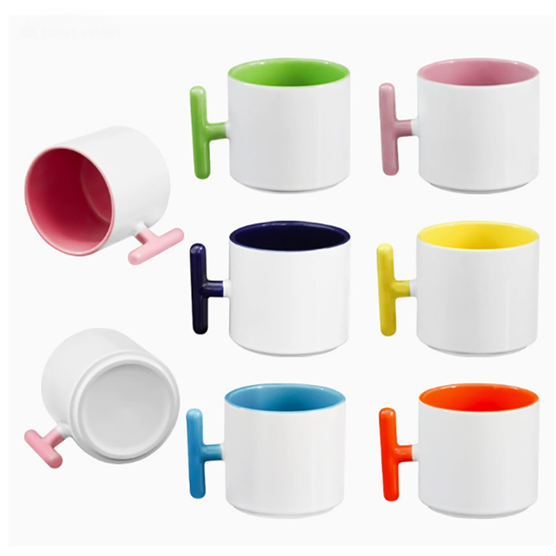 Taza de cerámica con mango en  - Coffee Tea Logo reseña y precio