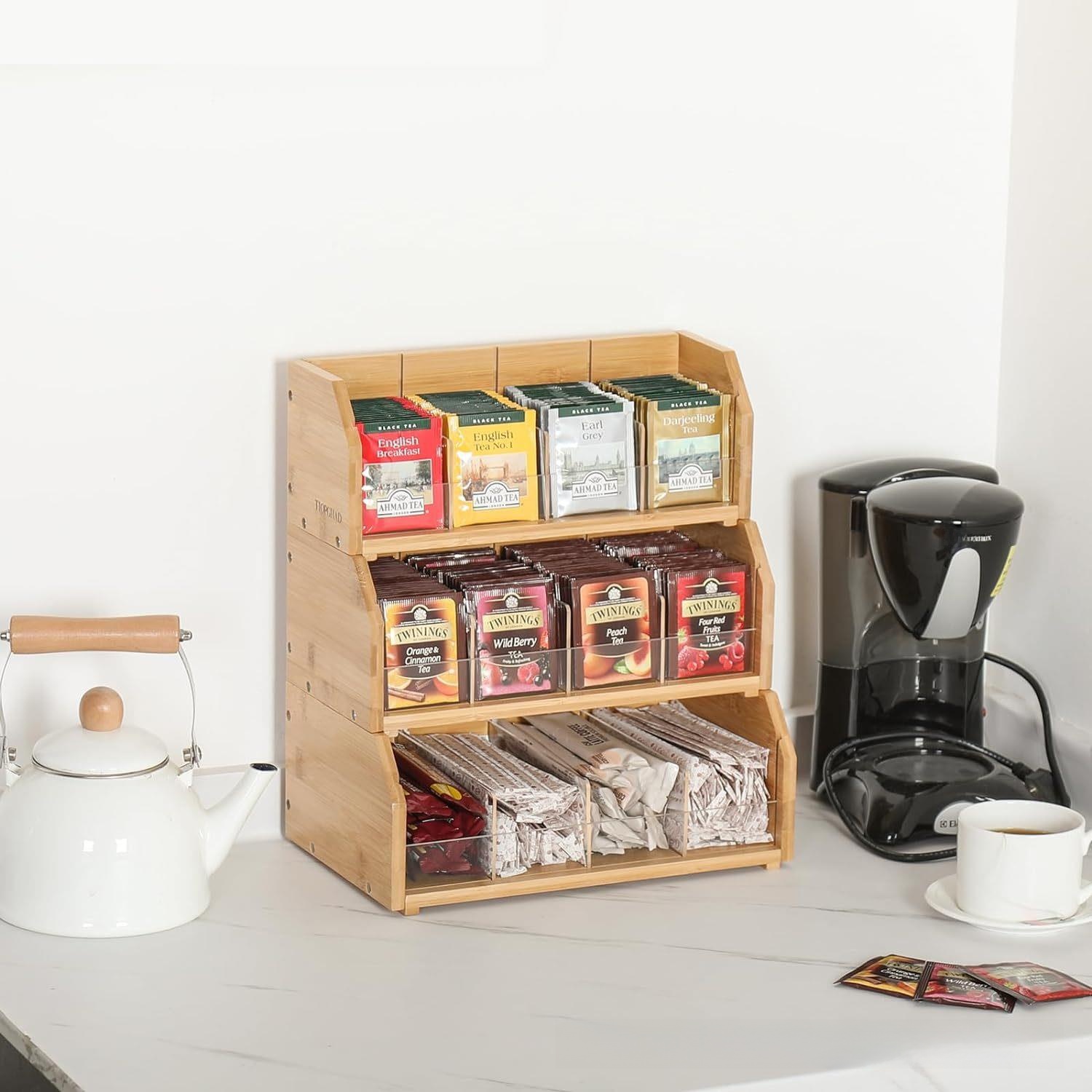 Caja de Almacenamiento de Bols - Coffee Tea Station reseña y precio