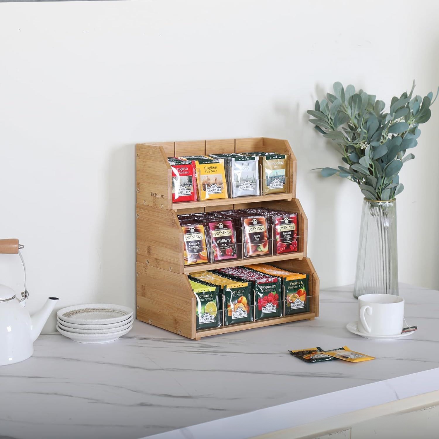 Caja de Almacenamiento de Bols - Coffee Tea Station reseña y precio