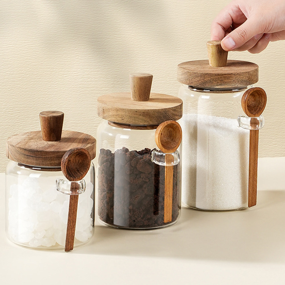 Frasco de Vidrio para Almacena - Coffee Tea And Sugar Canisters reseña y precio