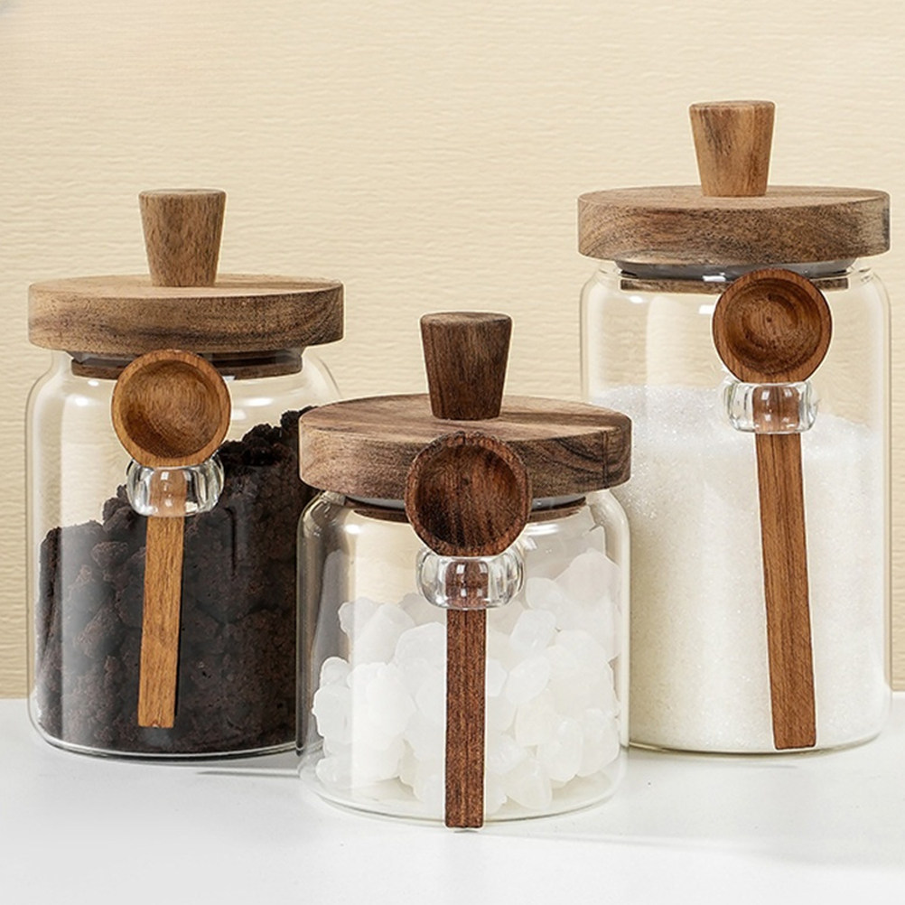 Frasco de Vidrio para Almacena - Coffee Tea And Sugar Canisters reseña y precio