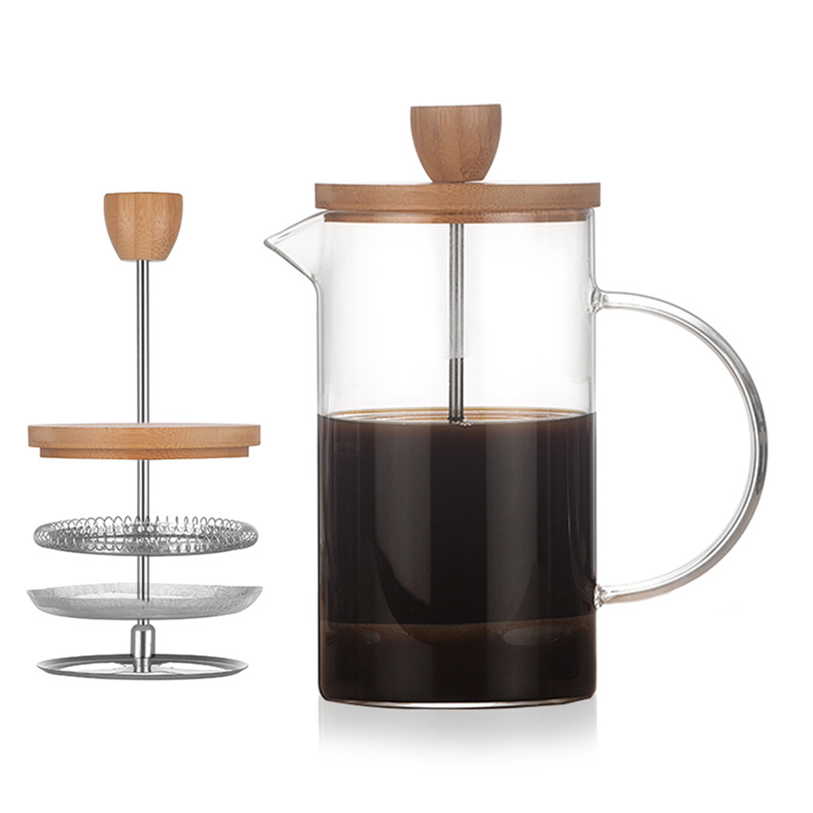 Olla de prensa de filtro franc - Coffee Tea Home reseña y precio