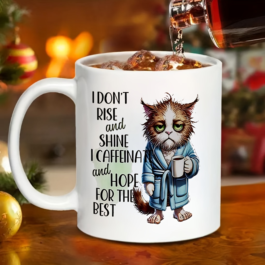 Taza Divertida con Diseño de G - Coffee Tea Quotes reseña y precio
