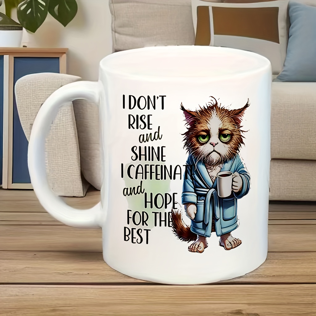 Taza Divertida con Diseño de G - Coffee Tea Quotes reseña y precio