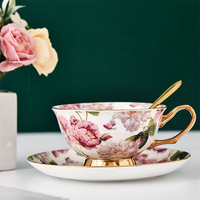 Juego de Taza y Platillo de Ca - Coffee Tea Spoon reseña y precio