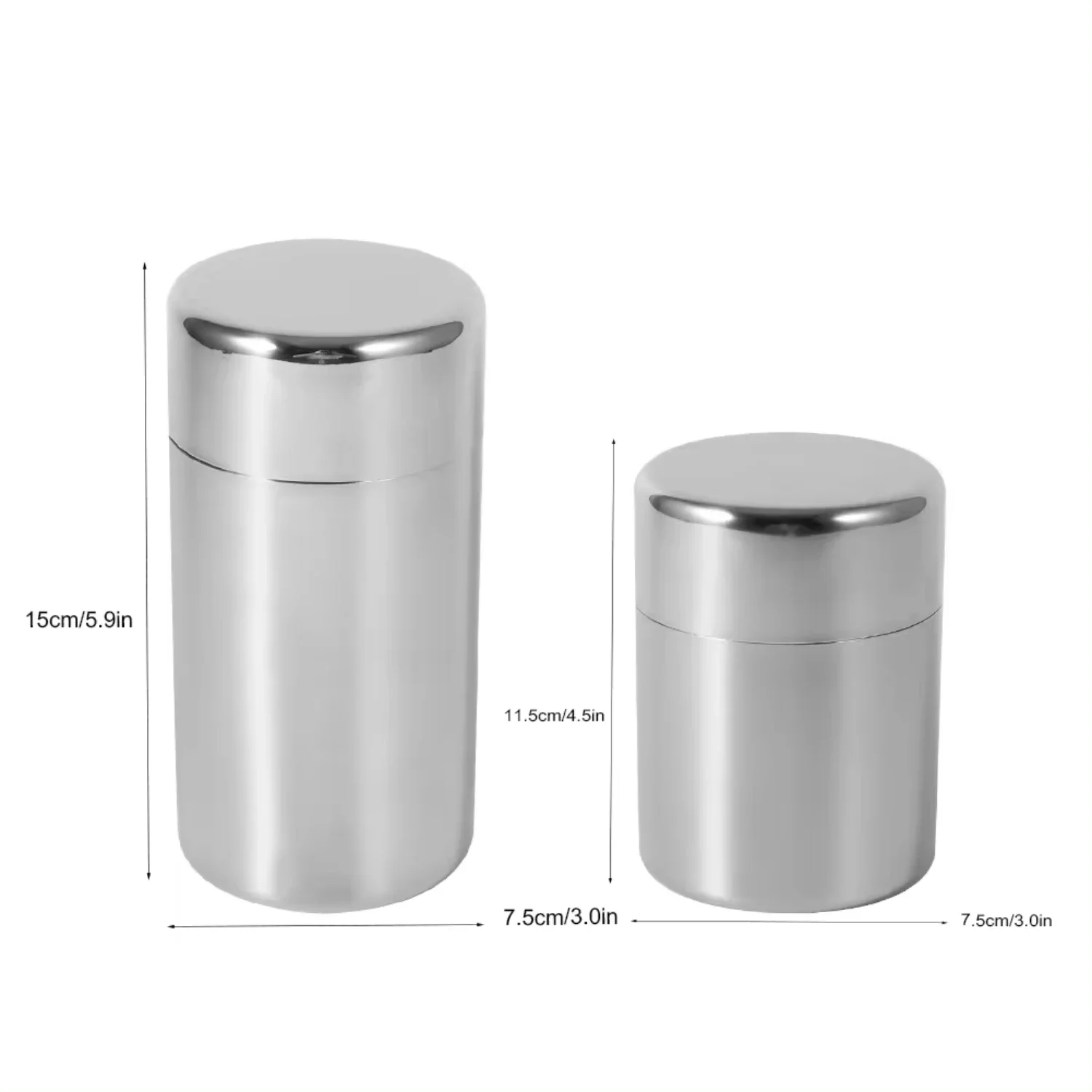 Latas de hojas de té de acero  - Coffee Tea And Sugar Canisters reseña y precio